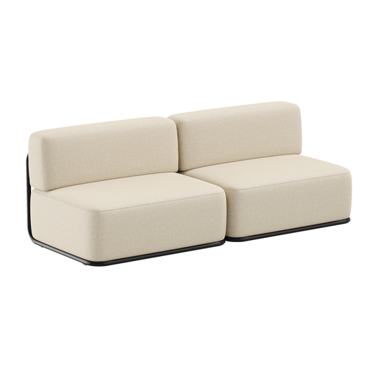Divano due posti Straw - Beige