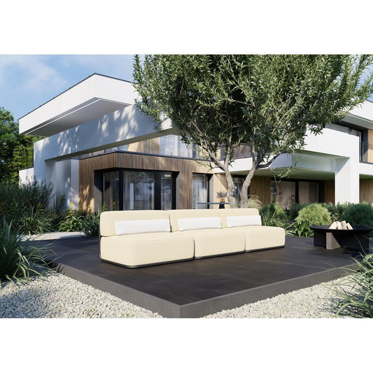 Divano modulo singolo Straw - Beige