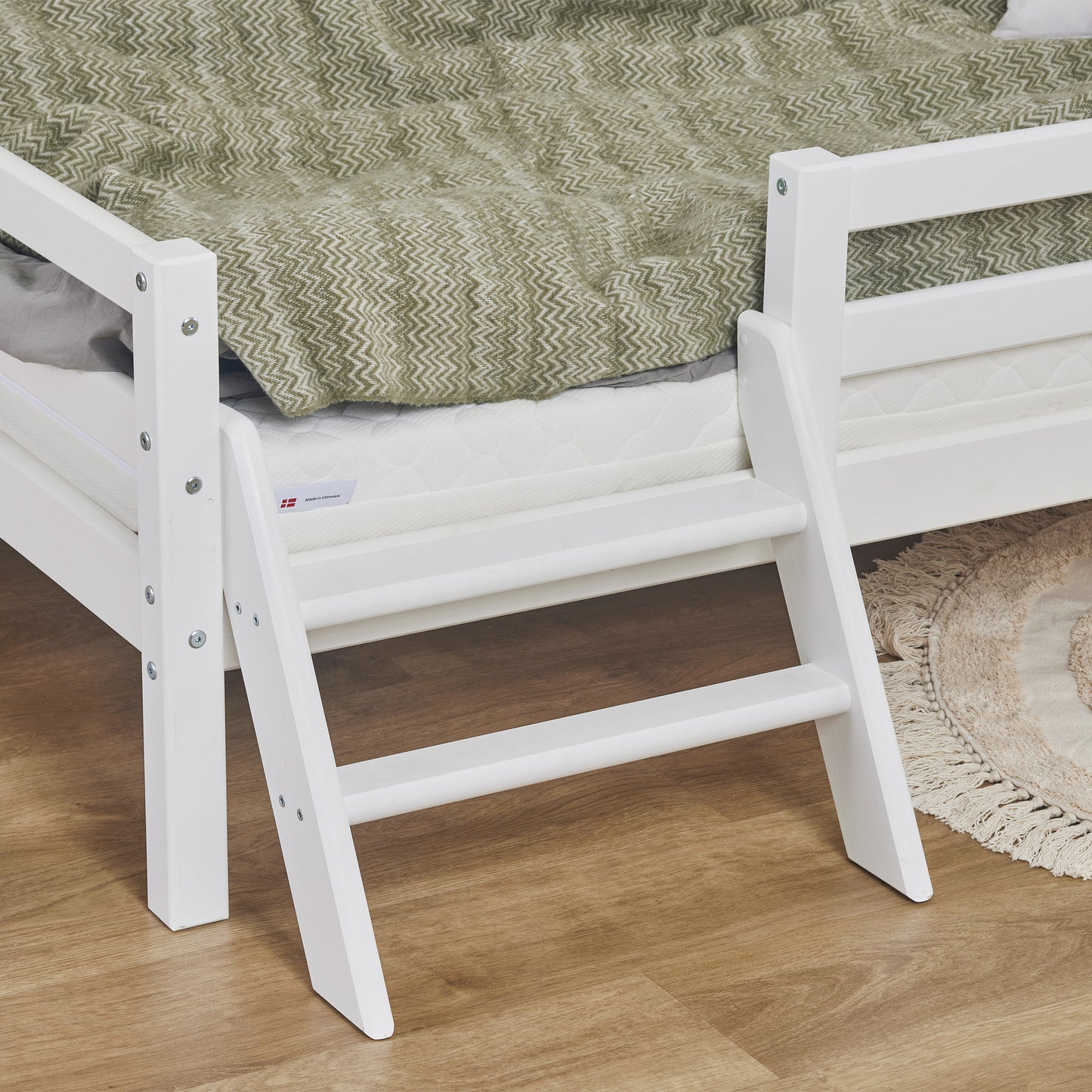 Hoppekids ECO Dream Junior bed with Ladder and bed rail