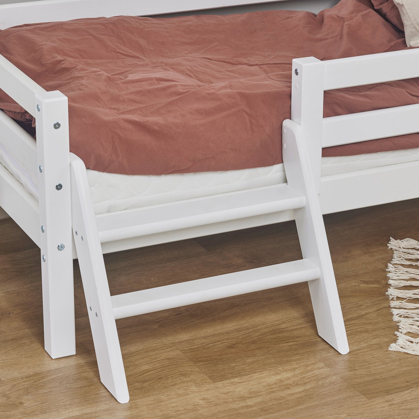 Hoppekids ECO Dream Junior bed with Ladder and bed rail