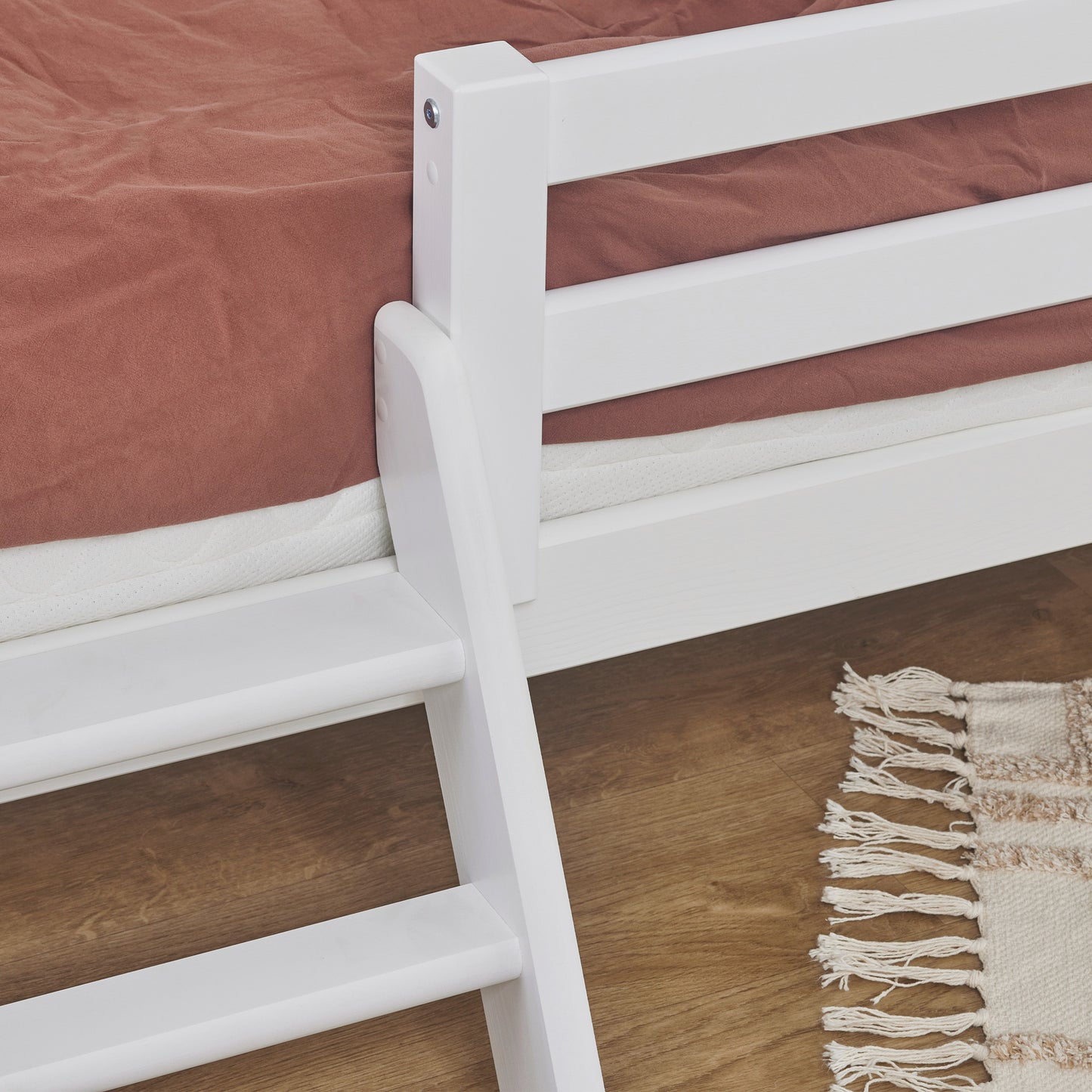 Hoppekids ECO Dream Junior bed with Ladder and bed rail