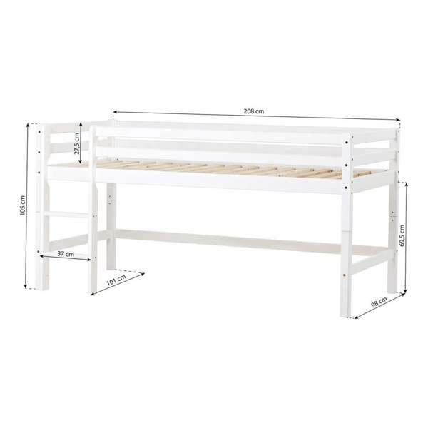 Hoppekids ECO Dream Half high Bed