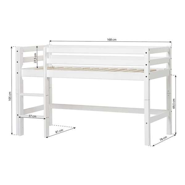 Hoppekids ECO Dream Half high Bed