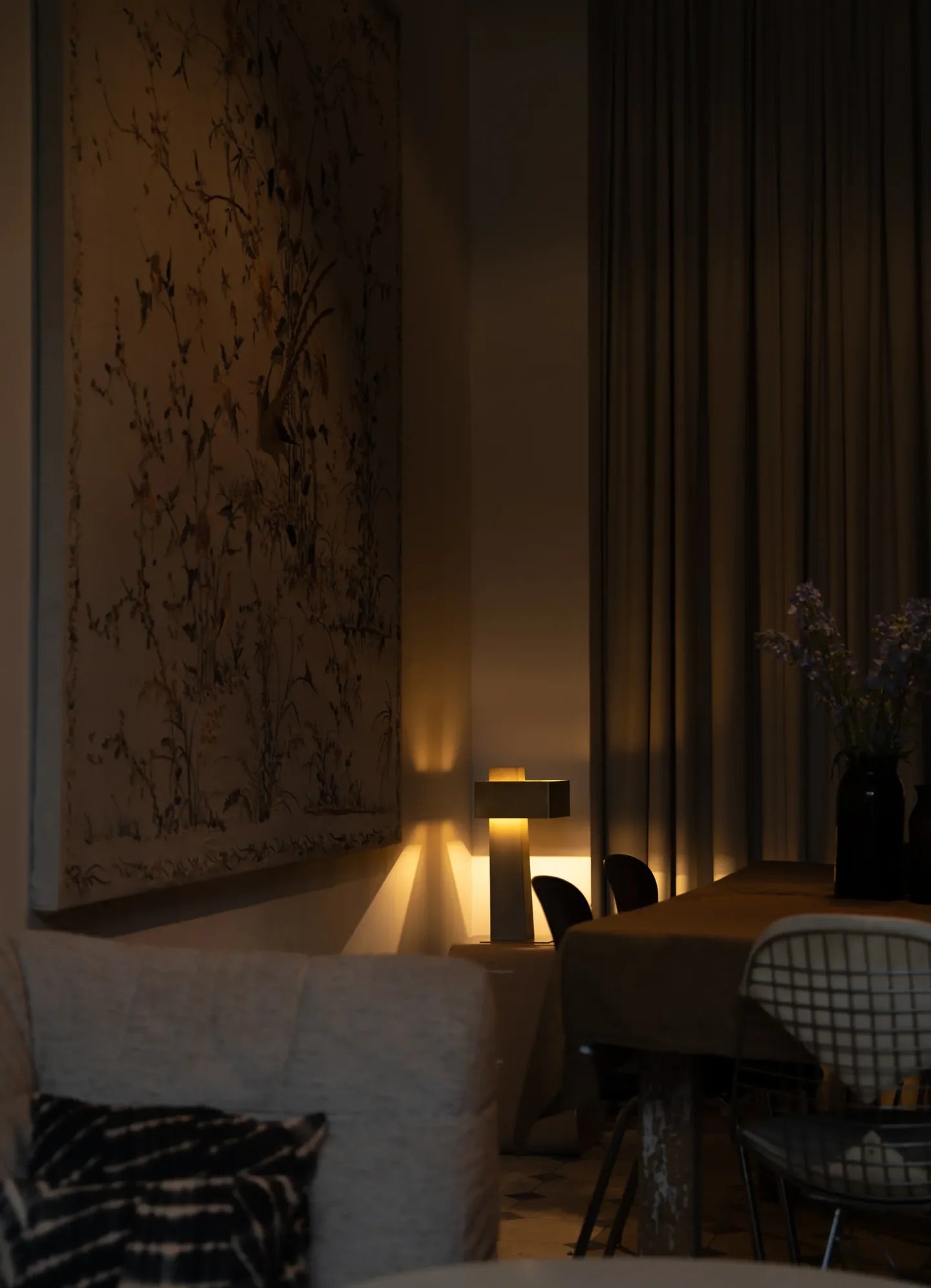 Collezione Cauvet Pi, Tau, Iota Lampada da Tavolo LED