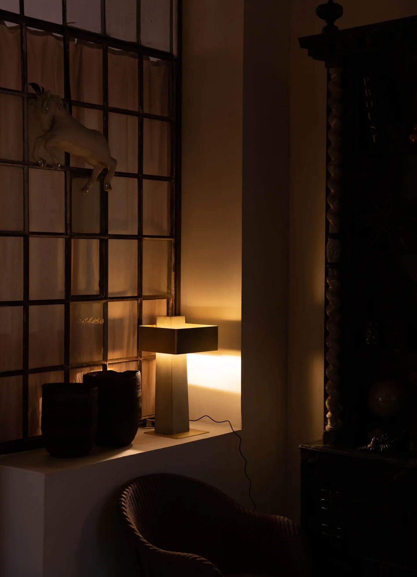 Collezione Cauvet Pi, Tau, Iota Lampada da Tavolo LED