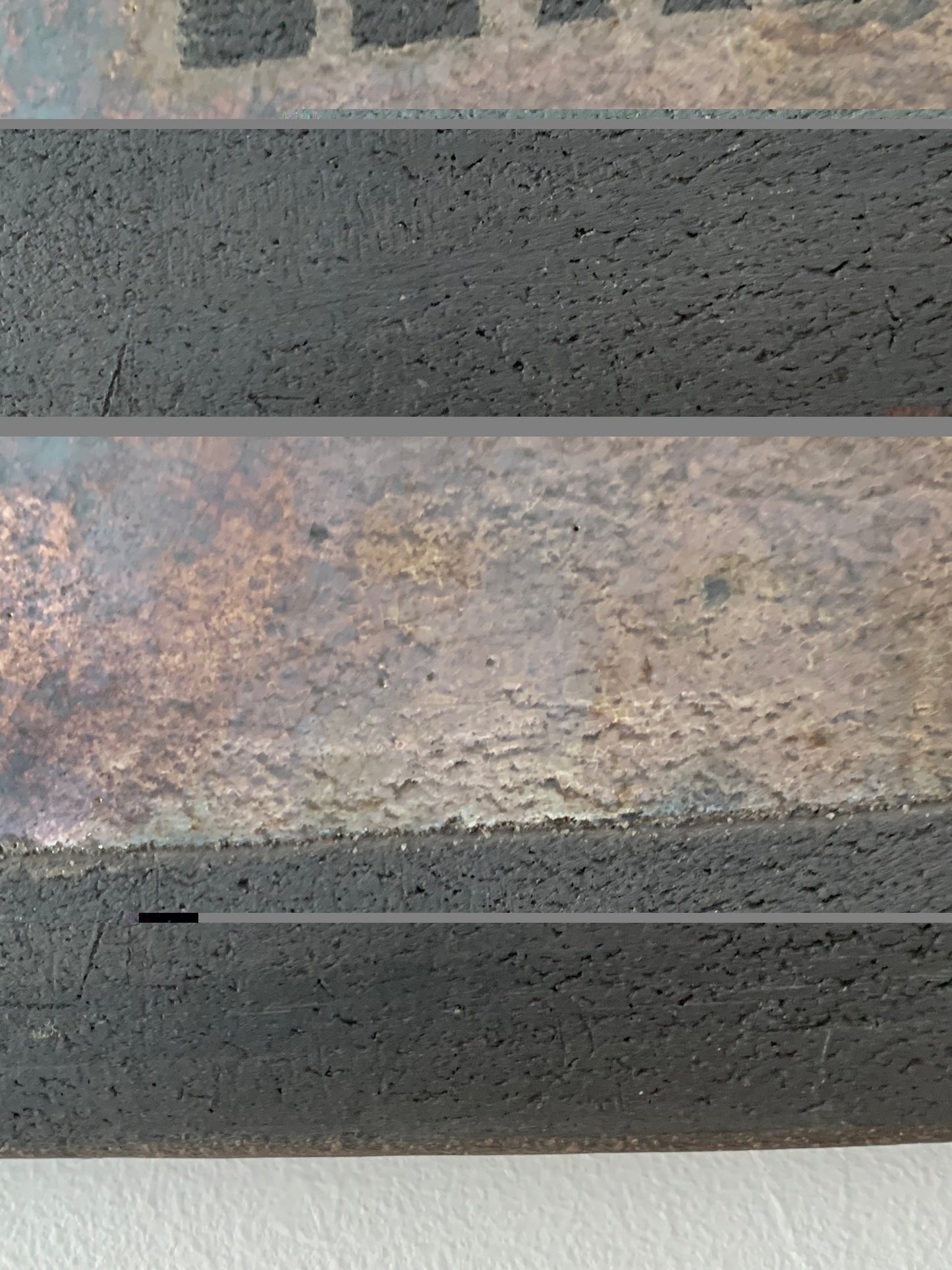 Formella in ceramica Raku 30×30 – pezzo unico artigianale