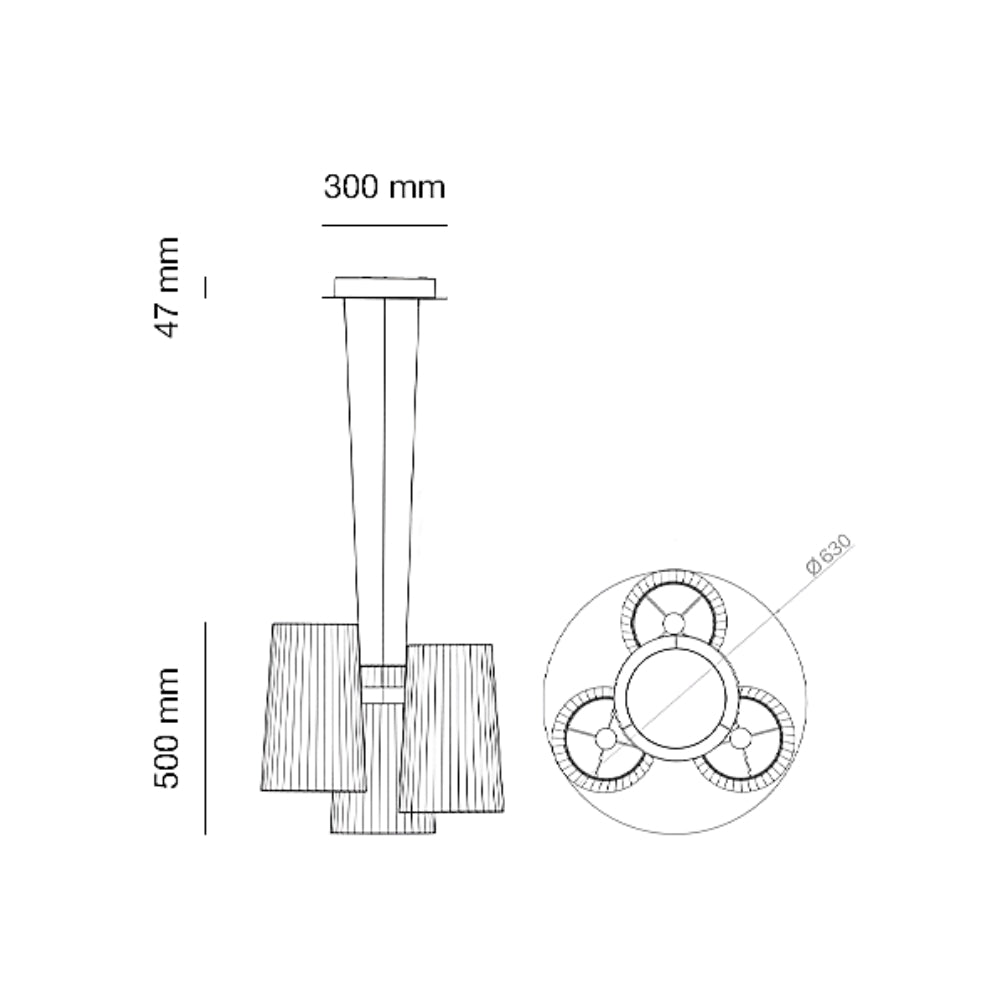 10 HEURES 10 Fiesta Lampada a Sospensione LED
