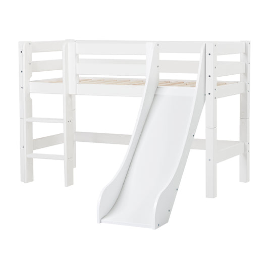 Hoppekids ECO Luxury half high bed with slide