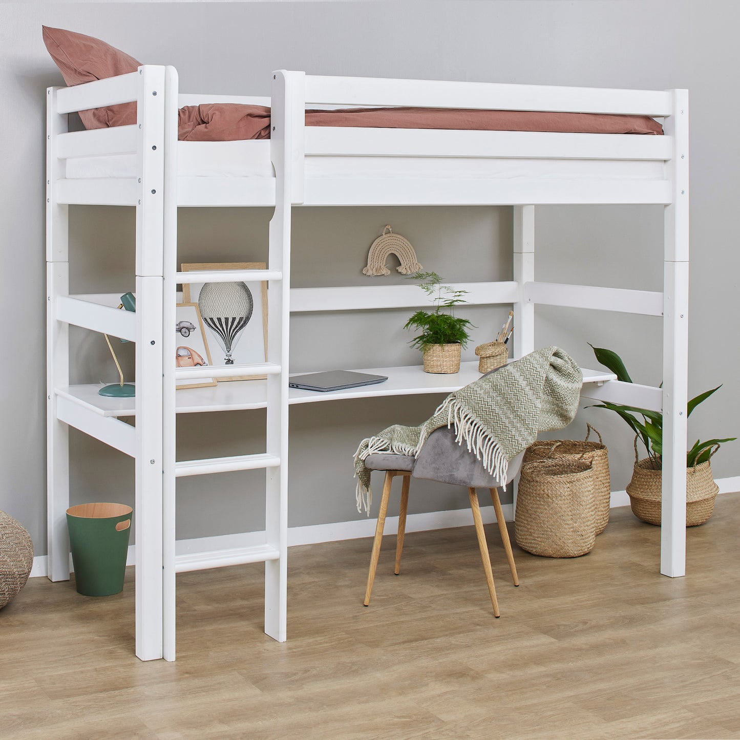 Hoppekids ECO Luxury High sleeper with desk