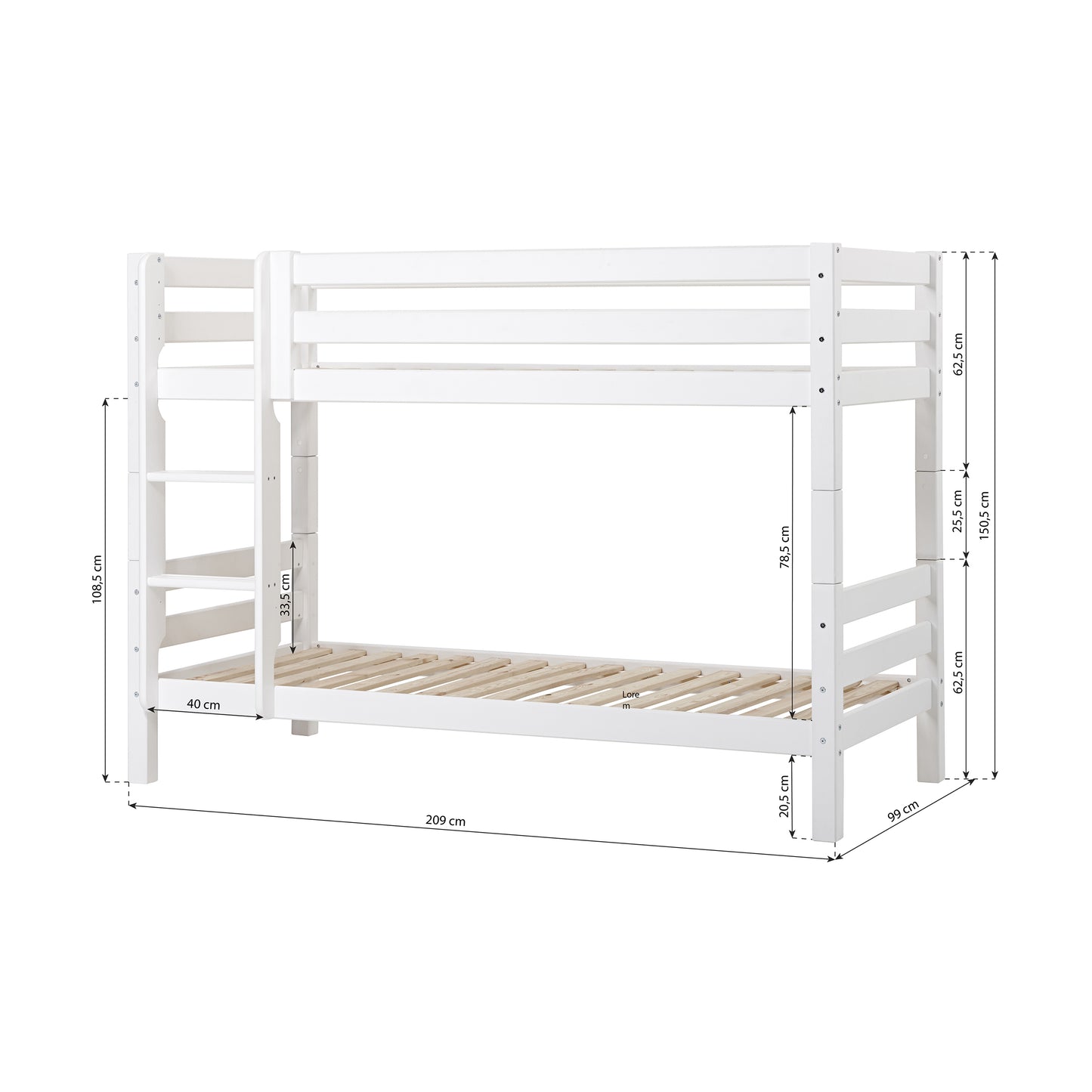 Hoppekids ECO Luxury Bunk bed