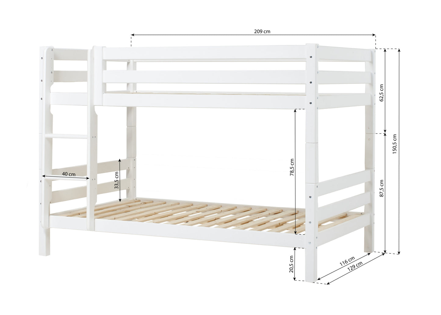 Hoppekids ECO Luxury Bunk bed