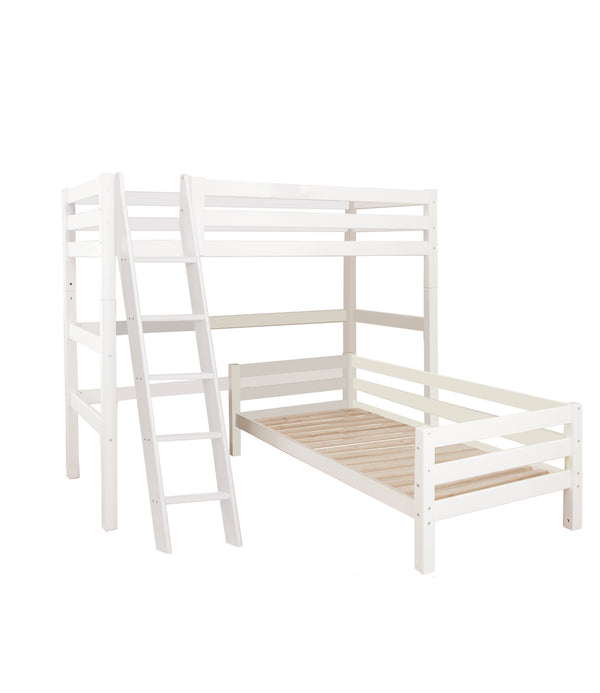 Hoppekids ECO Luxury Bunk bed Angle with slanted ladder