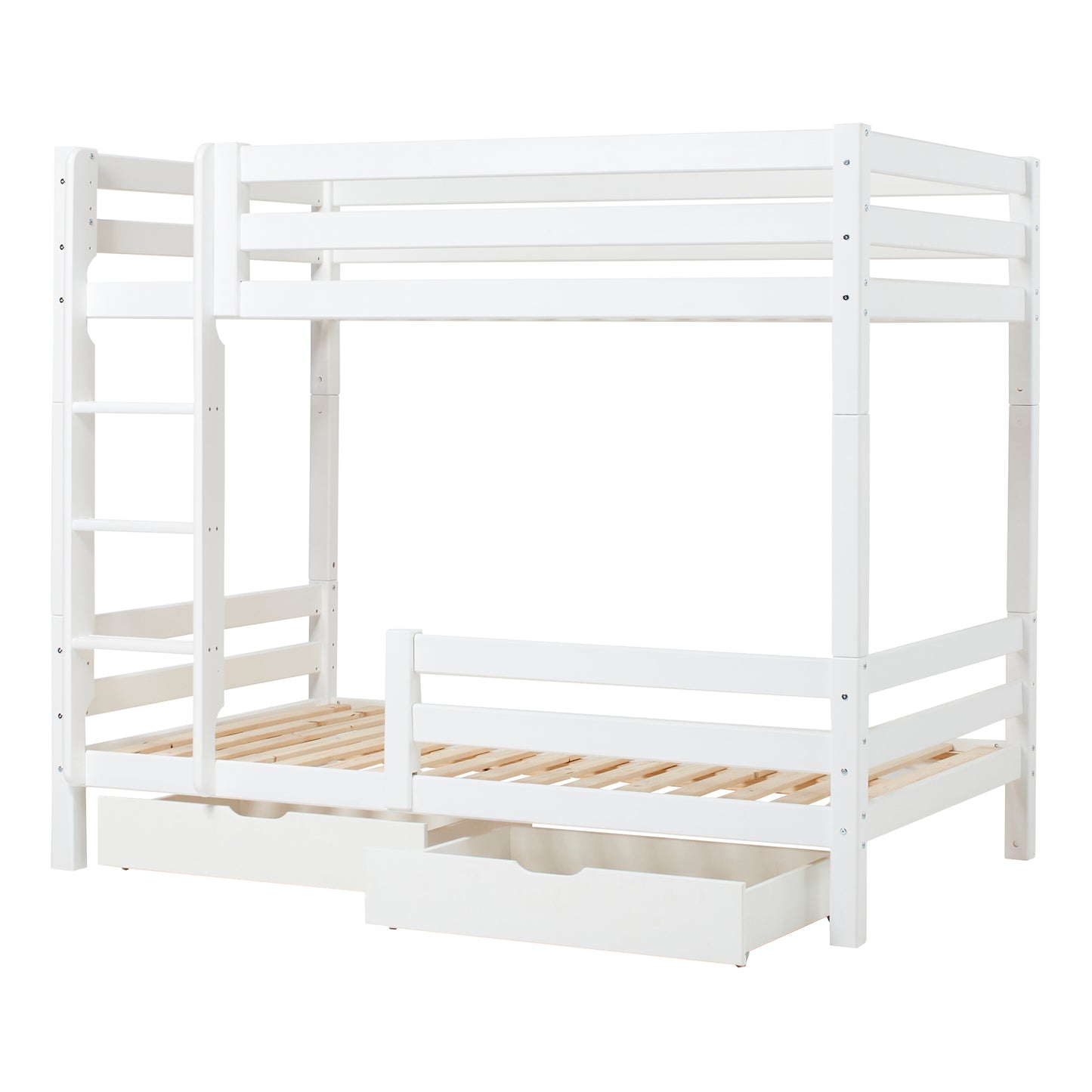 Hoppekids ECO Luxury High bunk bed with ladder and 1/2 bed rail