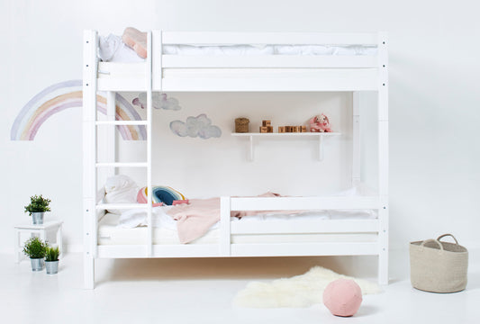 Hoppekids ECO Luxury High bunk bed with ladder and 1/2 bed rail
