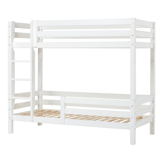 Hoppekids ECO Luxury High bunk bed with flexible slatframe, backrail and 1/2 bed rail