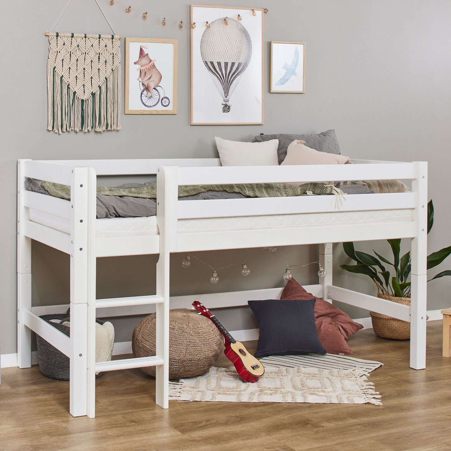 Hoppekids ECO Luxury half high bed