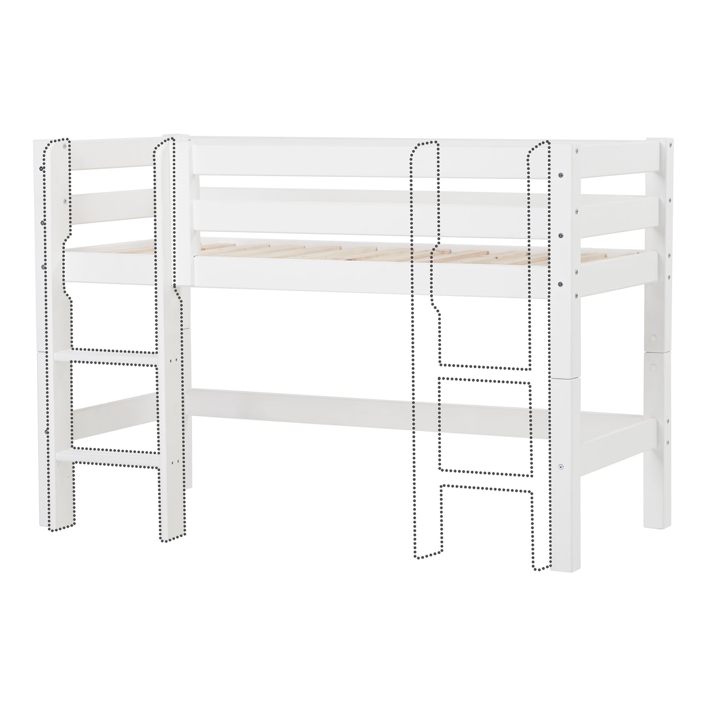 Hoppekids ECO Luxury half high bed