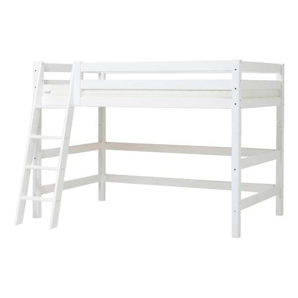 Hoppekids ECO Luxury mid high bed with Slanted ladder