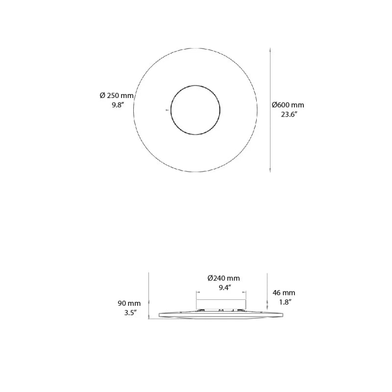 10 HEURES 10 Iris Lampada da Parete con Specchio LED