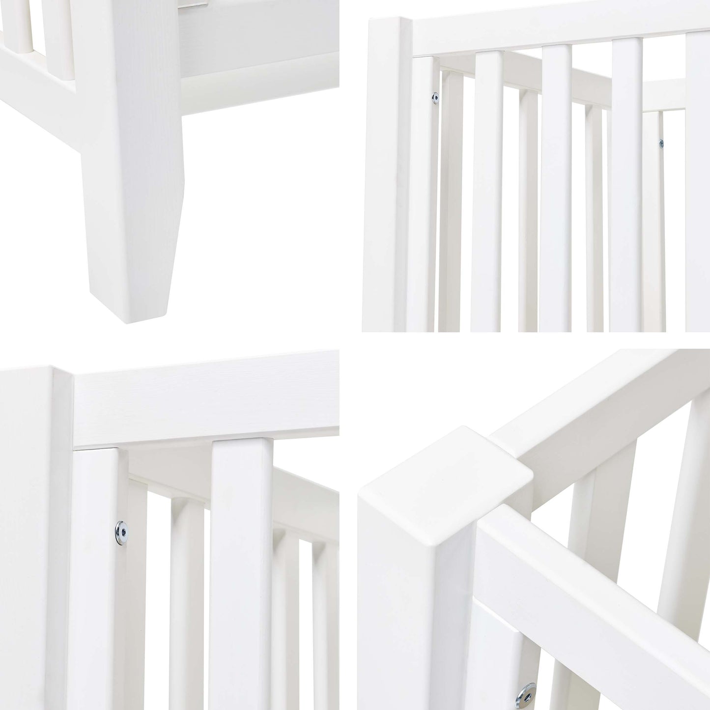 Hoppekids ANTON crib 60x120, White