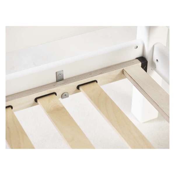 Hoppekids ECO Luxury MEGA bed with slanted ladder, lounge-Module and desk, Flexible slat frame