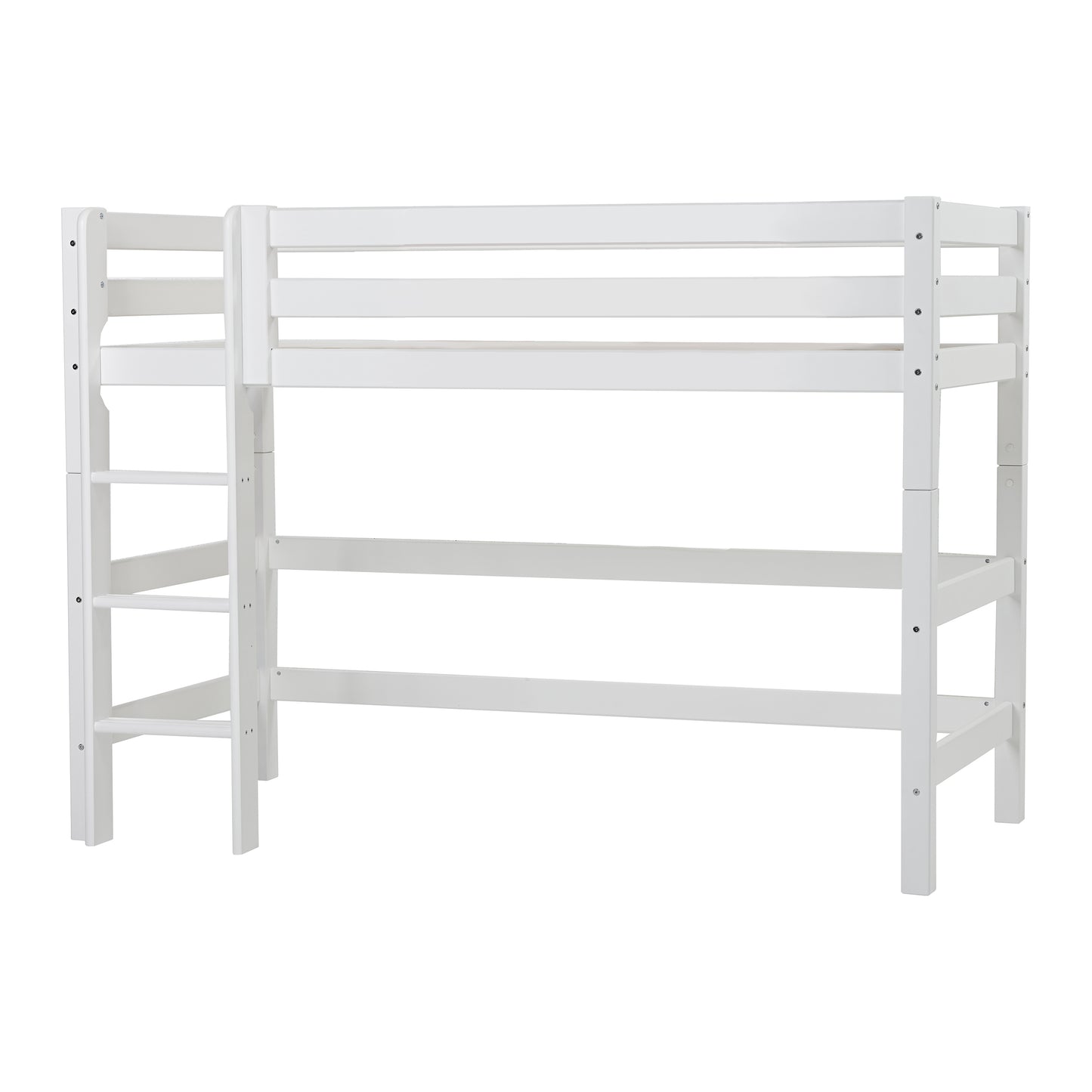 Hoppekids ECO Luxury mid high bed with Flexible slat frame