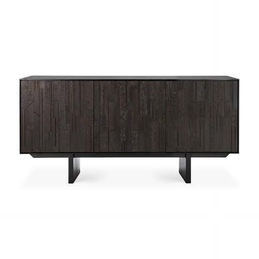 Credenza Mosaic in Teck - 3 ante - verniciato - ginardi arredamenti srl