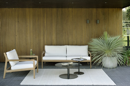 Jack | Divano 2 posti ETHNICRAFT Outdoor mocha - ginardi arredamenti srl