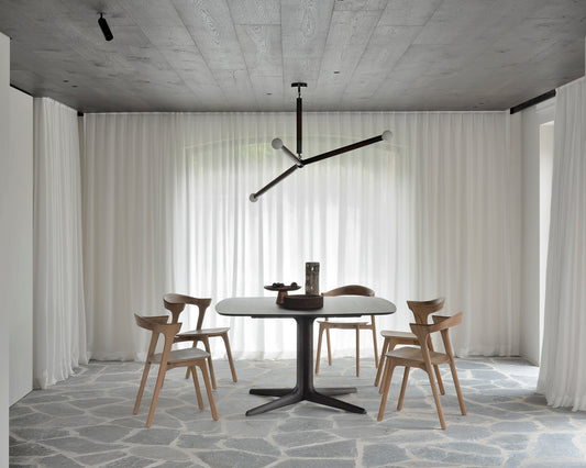 ETHNICRAFT Sedia Bok in Teck - ginardi arredamenti srl