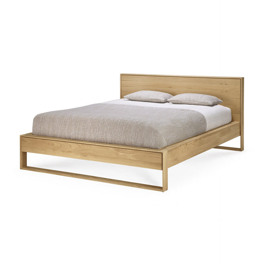 Letto Nordic II in Rovere - senza rete - ginardi arredamenti srl