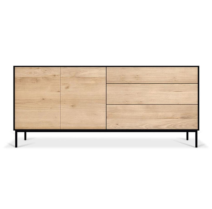 Credenza Blackbird in Rovere - 2 ante, 3 cassetti - verniciato - ginardi arredamenti srl