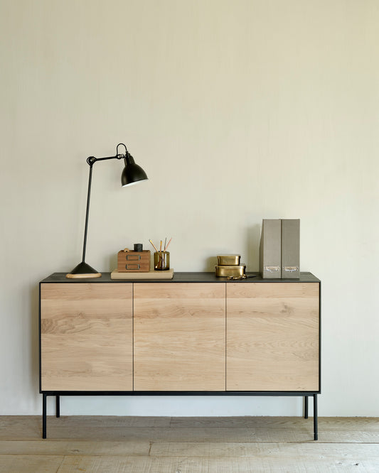Credenza Blackbird in Rovere - 3 ante - verniciato - ginardi arredamenti srl