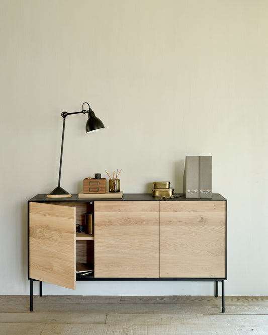 Credenza Blackbird in Rovere - 3 ante - verniciato - ginardi arredamenti srl