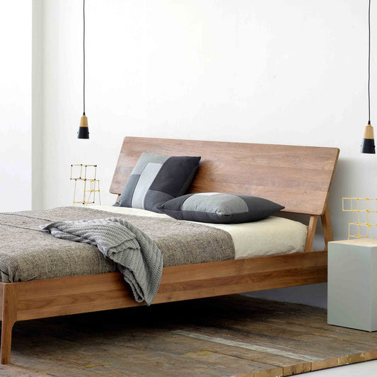 ETHNICRAFT AIR BED | Letto matrimoniale in rovere massello - ginardi arredamenti srl